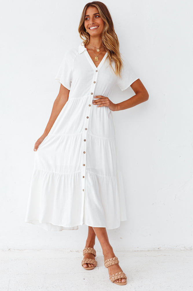 Circe Maxi Dress White