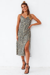 Viva La Vida Midi Dress Olive