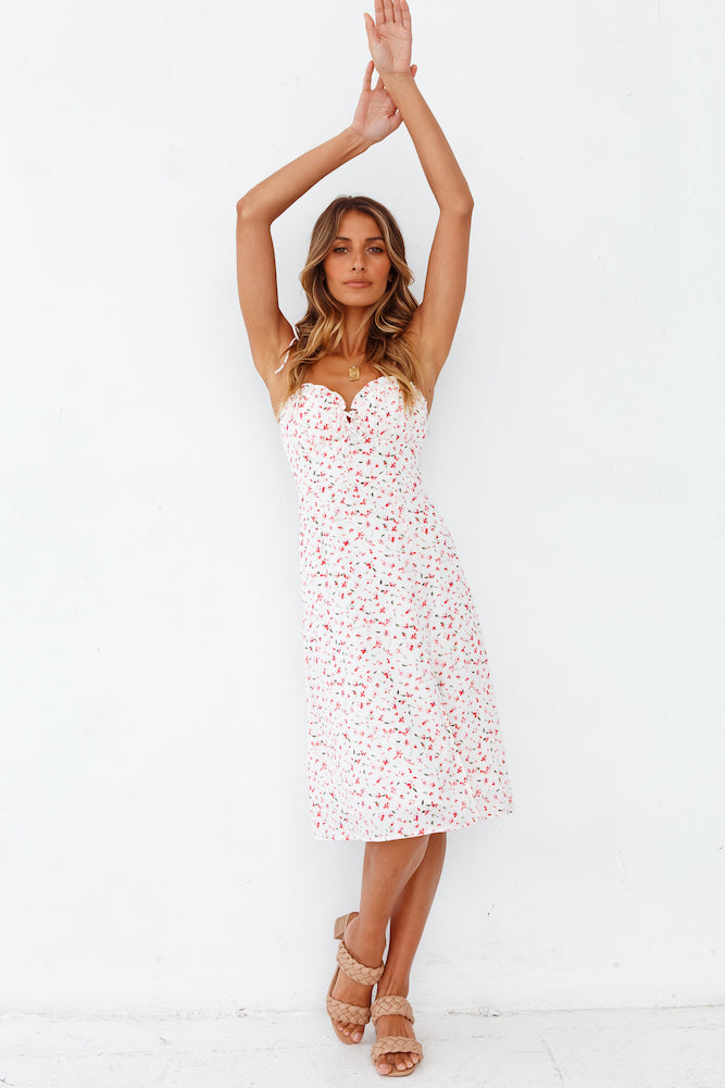 Voices Of Spring Midi Dress