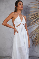 Calia Midi Dress White
