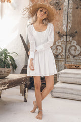 Still A Fool Dress White