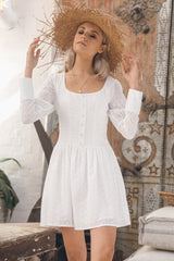 Still A Fool Dress White