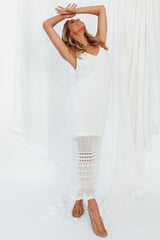 Touch My Soul Midi Dress Ivory