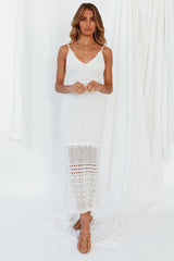 Touch My Soul Midi Dress Ivory