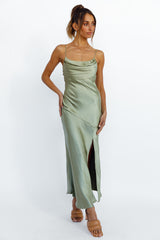 Forever Mine Maxi Dress Olive