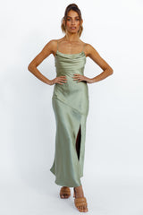 Forever Mine Maxi Dress Olive