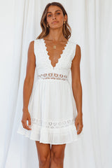 The Aegean Sea Dress White