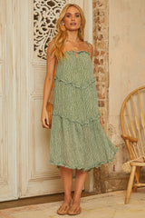 Galleria Midi Dress Green