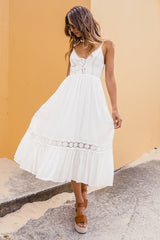 Merito Midi Dress White