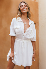 Midday Blazing Dress White